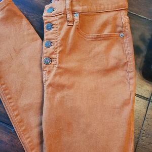 Madewell 9 inch mid rise skinny garment dyed